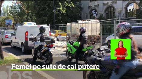 Femeile prind viteză pe motociclete, într-o aşa-zisă lume a bărbaţilor. Le întâlnim din ce în ce mai des în trafic