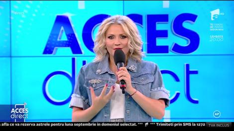 Apariție spectaculoasă! Emily Burghelea, noua asistentă a emisiunii Acces Direct: După ce m-am asigurat că au o lungime decentă, m-am liniștit!