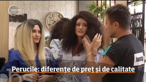 Schimbare radicală de look, cu perucile din păr natural