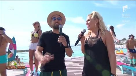 Dianna Rotaru, schimb de replici incitant cu Dani Oțil, în direct, la ”Neatza”: ”Nu mă uzi? De ce nu mă uzi?”