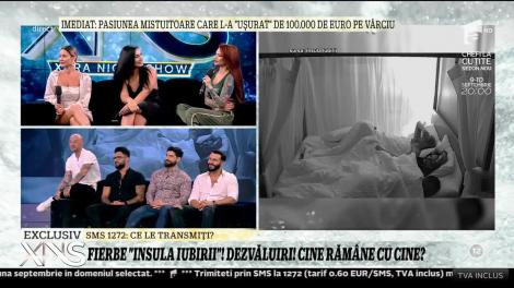Xtra Night Show. Ispita Dana de la Insula Iubirii, nevoită să suporte privirile lui Bogdan la întâlnirea romantică: Îi simțeam respirația în ceafă!