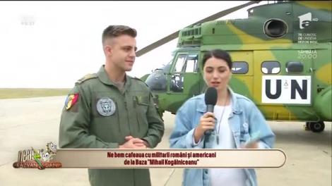 Primele imagini din Baza Militară Mihail Kogălniceanu! Dani Oțil: ”Nicio altă cameră de televiziune nu a mai filmat aici!” Cum decurge o zi din viața militarilor