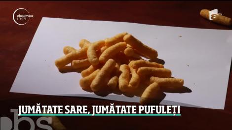 O pungă de pufuleţi, pericol pentru sănătatea copiilor