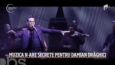 Damian Draghici, un fenomen în muzică. A cântat pe cele mai mari scene ale lumii cu grei ai muzicii internationale