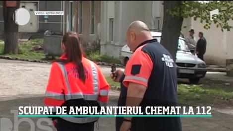 Un bărbat din Galați a fost scuipat de ambulanțierul chemat la 112