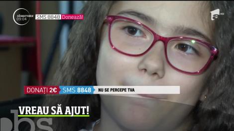 Vreau să ajut! Daria, o fetiță de nouă ani, s-a născut cu paralizie cerebrală