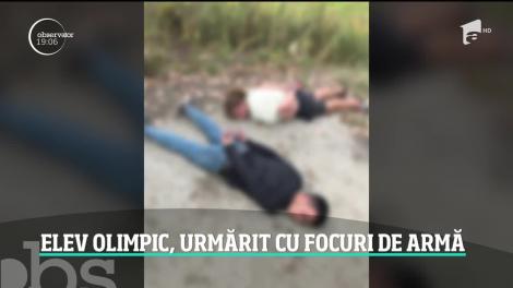 Un elev olimpic şi prietenul lui au fost urmăriţi de poliţie cu focuri de armă
