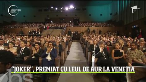 Filmul Joker, premiat cu Leul de Aur la Veneția