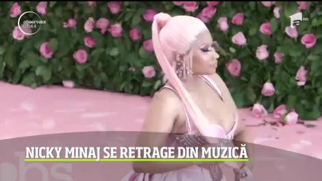 NIcky Minaj se retrage din muzică. Artista vrea să-și întemeieze o familie