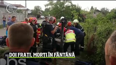 Doi frați din Dâmbovița, morți în fântână