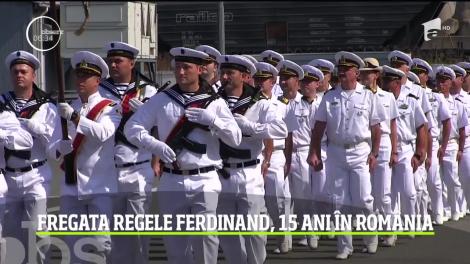 Fregata Regele Ferdinand, nava amiral a flotei noastre de război, împlineşte 15 ani de când aparţine României