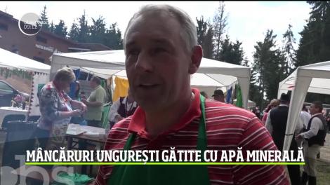 Mâncăruri ungurești gătite cu apă minerală, la Harghita Băi