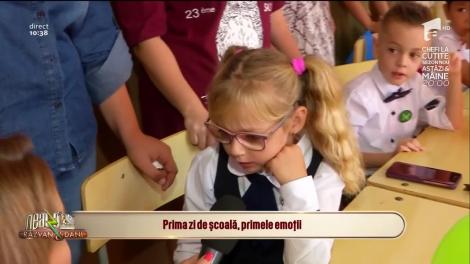 Neatza cu Răzvan și Dani. Primele emoții pentru micii elevi, în prima zi de școală