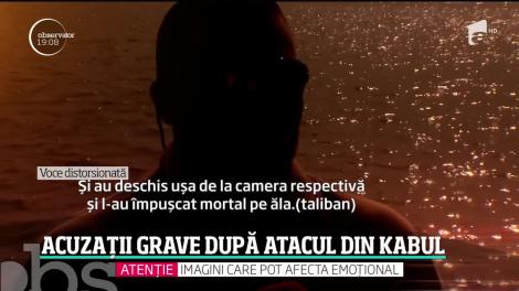 Trupurile celor doi militari români ucişi în Afganistan au fost repatriate astăzi, cu onoruri militare. Din iadul de la Kabul, alţi români acuză că au stat în faţa morţii neînarmaţi