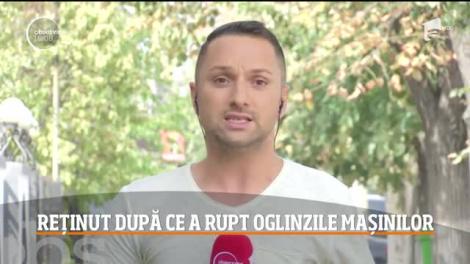 Un tânăr din Brașov a fost reținut după ce a rupt oglinzile autoturismelor dintr-o parcare