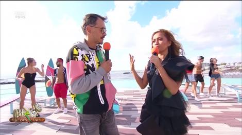 Bella Santiago, show fabulos la „Neatza cu Răzvan și Dani”! Răzvan Simion a provocat-o să vorbească cu accent ardelenesc! Video