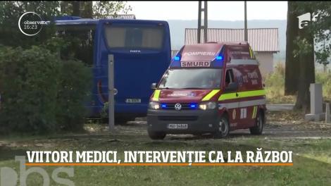 Studenţii de la Medicină din Iaşi au luat parte la un exerciţiu de amploare