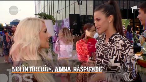 Test fulger cu Amna. Ce mai face artista după ce a divorţat de soţul ei