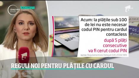 Schimbări importante la plata cu un card bancar. Noile modificări îi vizează şi pe cei care fac tranzacţii online