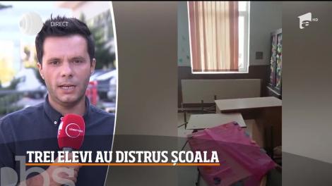 O şcoală întreagă din Clejani a fost distrusă de trei elevi!