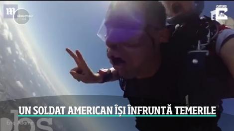 Un membru al marinei militare americane a leşinat de trei ori în timpul unui salt cu paraşuta