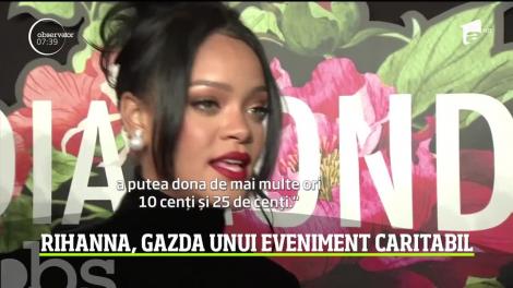 Ploaie de vedete la evenimentul de caritate organizat de Rihanna