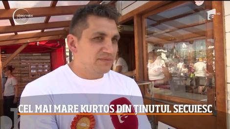 Cel mai mare kurtos kalacs din Ținutul Secuiesc are 14 metri