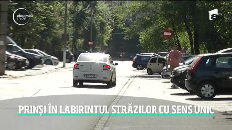 Drumul spre casă, interzis! Este coşmarul în care s-au trezit mii de şoferi din Bucureşti, după ce cartierul lor s-a transformat într-un labirint de semne de circulaţie
