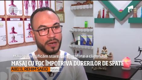 Masaj cu foc împotriva durerilor de spate