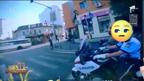 Smiley News - Neatza cu Răzvan și Dani. A făcut "liniuțe" pe motocicletă cu un polițist de la Rutieră!