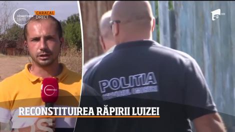 Tensiune la Caracal. Gheorghe Dincă a refăcut traseul răpirii Luizei