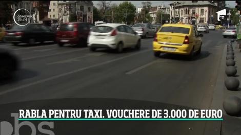 În Bucureşti apare tichetul rabla și pentru taxiuri. Câţi bani vor primi taximetriştii