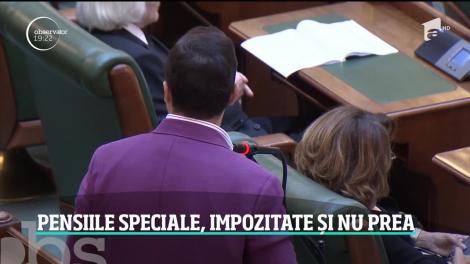 Senatorii au aprobat impozitarea pensiilor speciale. Votul a fost însă unul cu scandal