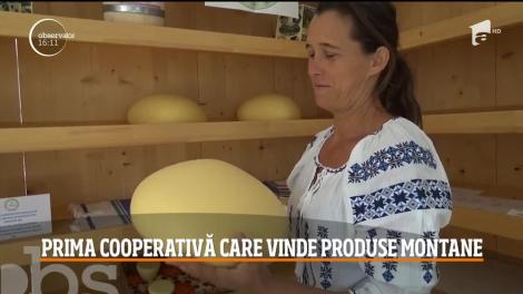 Prima cooperativă care vinde produse montane se află la Sângeorz-Băi, judeţul Bistriţa Năsăud