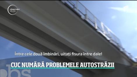 Răzvan Cuc, ministrul Transporturilor, numără problemele autostrăzii