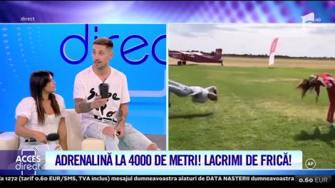 Acces Direct. Diana Bulimar, de la bârnă, la parașută: Nu am mai zburat niciodată, mi-e frică!