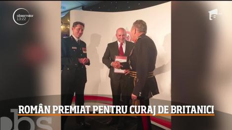 Românul Cristian Dumitrescu a fost premiat pentru curaj de britanici
