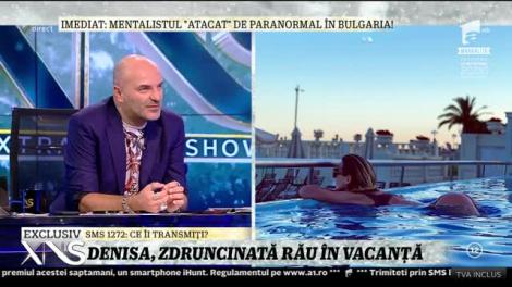 Xtra Night Show. Denisa Tănase, vacanţă pe yaht: Ne-a prins o furtună. Zburau farfuriile peste tot
