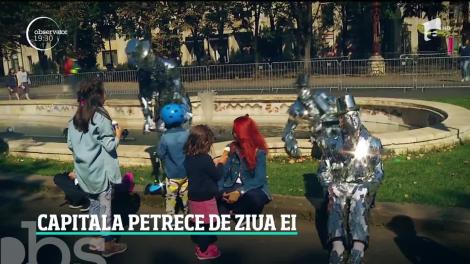 Toţi bucureştenii sunt aşteptaţi la petrecerea cu cei mai mulţi invitaţi! De ziua ei, Capitala face cadou un spectacol fascinant de proiecţii 3D şi un festival al aromelor în stradă