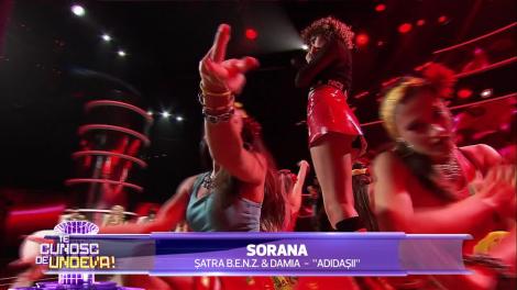 Te cunosc de undeva! Sorana Darclee se transformă în Șatra B.E.N.Z. și Damia - Adidașii