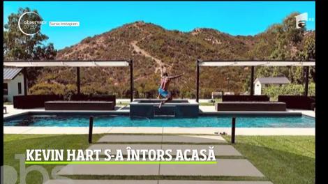 Kevin Hart s-a întors acasă. Actorul a suferit un accident de maşină