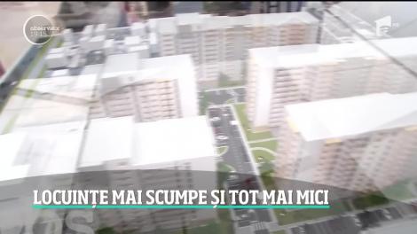 Locuințe mai scumpe în București, dar și tot mai mici