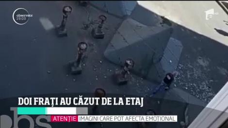 Doi frați au căzut de la etaj, în Baia Mare