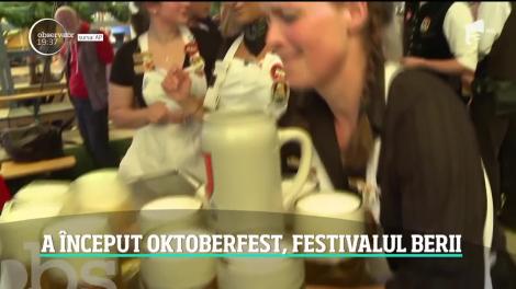 Oktoberfest, festivalul berii, organizat în Munchen