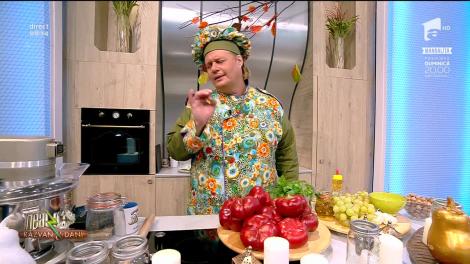 Rețeta Zilei la Neatza cu Răzvan şi Dani. Gogoșari preferați, delicioși și suculenți