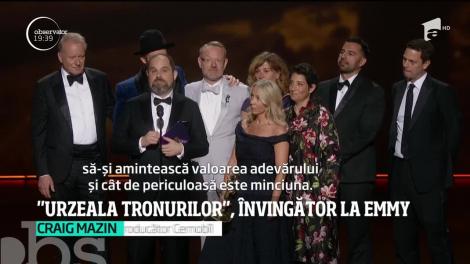 Serialul Game of Thrones, învingător la gala premiilor Emmy