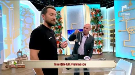 Cele mai tari invenții ale lui Liviu Minescu: „Conectăm telefonul cu microfonul și o sunăm pe soția mea”!