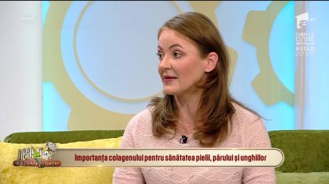 Neatza cu Răzvan și Dani. Importanța colagenului pentru sănătatea pielii, părului și unghiilor