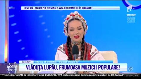 Vlăduța Lupău, frumoasa muzicii populare, despre căsătorie: Nunta va fi anul viitor, într-o zi de marți sau de joi