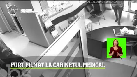 Furt ca-n codru într-un cabinet de stomatologie din Galaţi. Un individ a intrat în holul unităţii medicale şi a sustras un telefon
